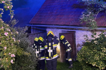 Heustall brannte in Bärnbach: 12- und 13-Jährige entdeckten Brand