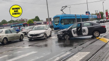 FOTO Sudar tri auta u Dubravi, dvoje ljudi prevezli u bolnicu
