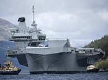 All at sea! Navy's £3.5billion flagship aircraft carrier breaks down AGAIN as ministers wrangle over boost to defence spending