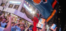 NBA-Finals: Basketballparty in Manhattan nach Sieg der New York Knicks