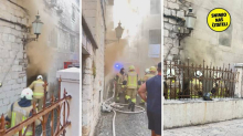VIDEO Izbio požar u splitskom Varošu: 'Spriječili smo širenje na okolne kuće u staroj jezgri'