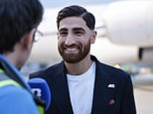 Iran's World Cup squad arrive in Mexico wearing badges paying tribute to 168 children killed in a US missile attack amid bitter visa feud with Trump