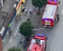 PLANULA PRODAVNICA MOBILNIH TELEFONA: Požar u Užicu (FOTO/VIDEO)