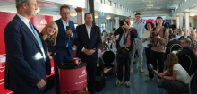 »Spargelfahrt« der SPD: Noch bevor das Schiff ablegt, setzt Markus Söder das Zeichen