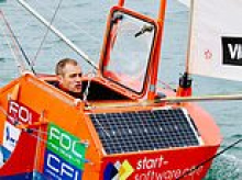 Brit is rescued on day two of his bid to cross the Atlantic in a 4ft boat... three years after he was saved in previous failed bid