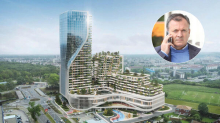 Megaprojekt lastnika KPL v Beogradu: gradil naj bi 120-metrski nebotičnik