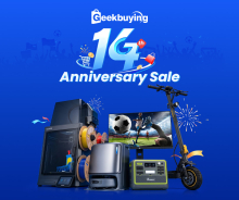 GeekBuying praznuje 14. obletnico: pravi čas za nakup elektronike ob znižanih cenah