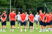 GAK: Der Geist des Klassenerhalts war beim Trainingsstart des GAK spürbar  