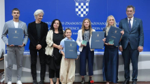 Frida, Lea, Lucija i Toni osvojili su Nagradu Luka Ritz: 'Dobrota nije znak slabosti, širite ljubav'