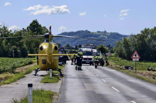 Zwei oststeirische Motorradfahrer bei Unfall in Söchau schwer verletzt
