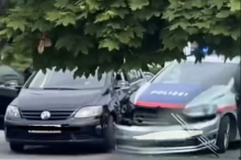 Bei Einsatzfahrt : Polizeiauto kollidierte in Klagenfurt mit Pkw  