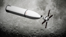 Artemis vse bolj v stiski, a Nasa še naprej stavi na SpaceX in Blue Origin
