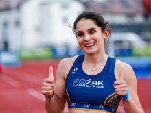 Lina Hribar četrta na 200 m na Poljskem