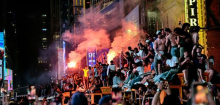 New York: »Lets go, Knicks« – so feiert NYC den NBA-Titel