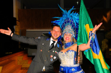 Oststeirerhalle in Pischelsdorf: Hunderte Gäste feierten durch eine brasilianische Nacht