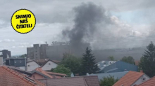 VIDEO DRAMA U SESVETAMA Gori napuštena tvornica: 'Hala je puna crnog, gustog dima!'