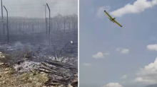 VIDEO DRAMA KOD MOSTARA Buktinju gase dva Air Tractora, vjetar širi vatru prema kućama