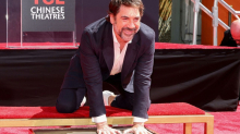 Spanischer Schauspieler Javier Bardem verewigt sich in Hollywood mit seien Handabdrücken