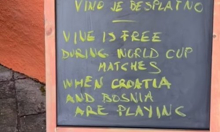 'Dok na Svjetskom prvenstvu igraju Bosna i Hrvatska, vino je besplatno'