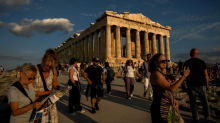 Restaurierung von Parthenon-Tempelfassade auf Akropolis in Athen abgeschlossen