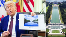 Reflecting Pool: Wird millionenschwere Renovierung zum Desaster für Trump?