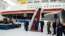 „Fliegendes Weißes Haus“: Neue Air Force One: Trump weiht sein 400-Millionen-Geschenk aus Katar ein