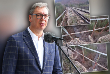 EVO U KAKVOM JE STANJU PRUGA O KOJOJ JE VUČIĆ DANAS PRIČAO: 50 godina u nju niko nije uložio ni dinara, ograda na mostu samo što ne padne (VIDEO)