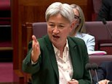 Penny Wong clashes with the Coalition over Federal Budget reforms after Labor makes a deal with the Greens