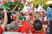 3.500 Fans feierten trotz Niederlage ein Fußballfest in Fürstenfeld