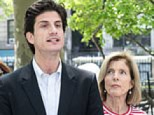 Post no bills! Kennedy heir Jack Schlossberg's campaign signs keep popping up...after landlord removes them
