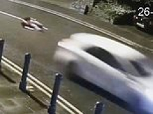 Moment 'show-off' driver accidentally runs down his best friend while picking him up from a night out