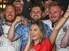 'Please evacuate like it's 1776!': Rowdy England fans take over Boston from the Tartan Army - but are told they have 'zero class' by Scot-loving locals