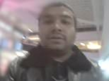 Moment delivery driver on student visa who raped stranger in car park is arrested by police at Gatwick Airport as he tries to flee to Pakistan