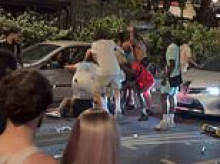 Fresh footage shows violence at French music festival where women were injected with date-rape drugs amid carnage - as one woman describes being 'attacked by North Africans'