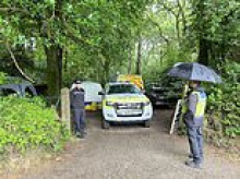 Fan of TV serial killer 'Dexter' murdered his two ex-roommates before dismembering and burying their bodies in 'shallow grave' near cabin in the woods, court hears