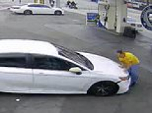 Horrific moment armed carjacker runs over at least 10 pedestrians during two-hour rampage through LA