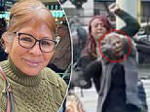 Hardworking mom is kicked to the ground and beaten in brutal food stand brawl in Los Angeles