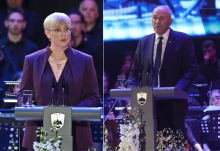 Nataša Pirc Musar: Naj bo sprava nova osamosvojitev. Janša: Skupaj smo napredovali hitreje.