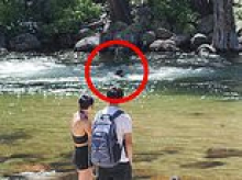 Haunting final photo of swimmer, 22, swept away by raging waterfall in Yosemite as witness describes desperate attempt to rescue drowning man from national park's famed 600ft drop