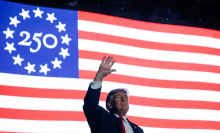 Trump praznovanja ob 250. obletnici ZDA začel z govorom o lastnih dosežkih