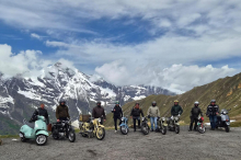 Oldtimer-Reise zum Großglockner: Trofaiacher Motorradfans und eine 84-jährige Harley Davidson 