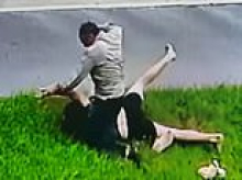 Pastor filmed attacking neighbor, 20, says he sprung into action after alleged victim threatened to rape and kill his wife