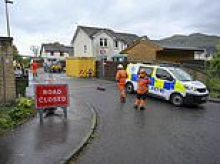 Families forced out of homes warned ground in mining village still unstable and shows 'no sign of stopping'