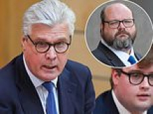 STEPHEN DAISLEY: Russell Findlay was in the mood but Malcolm Offord had a shocker with his attempt at stand-up. Complete riddie. Total honker...