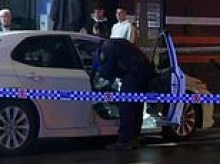 Driver slashed in the face after stopping his car for a stranger as police hunt alleged attacker
