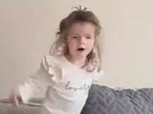 Heartbreaking footage shows toddler, two, playing happily in weeks before her violent death 'at the hands of mother and her new boyfriend'