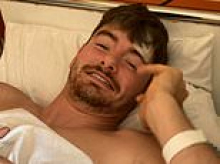 Briton 'may never walk again' after falling from third-floor balcony during stag do in Portugal - with family fearing insurance may not cover vital surgery