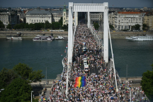 Po odhodu Orbana prva Parada ponosa v Budimpešti