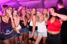 Bei der Blautlichtparty in Haimburg ging es heiß her