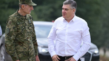 UŽIVO FOTO Milanović, Kundid i Anušić stigli u Slunj, održava se vojna vježba 'Borbena moć 26'